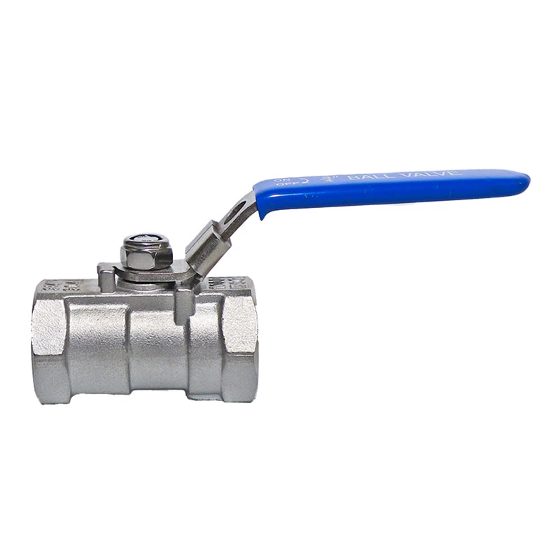 Válvula de esfera de aço inoxidável 1PC com dispositivo de travamento Válvula de esfera de aço inoxidável 1PC com dispositivo de travamento