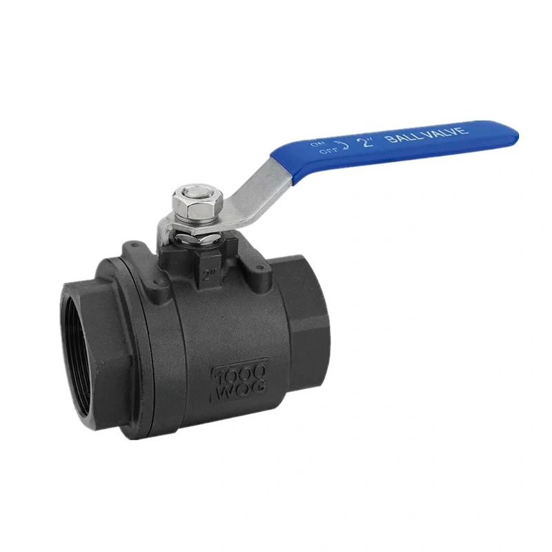 Válvula de esfera de aço carbono 2PC